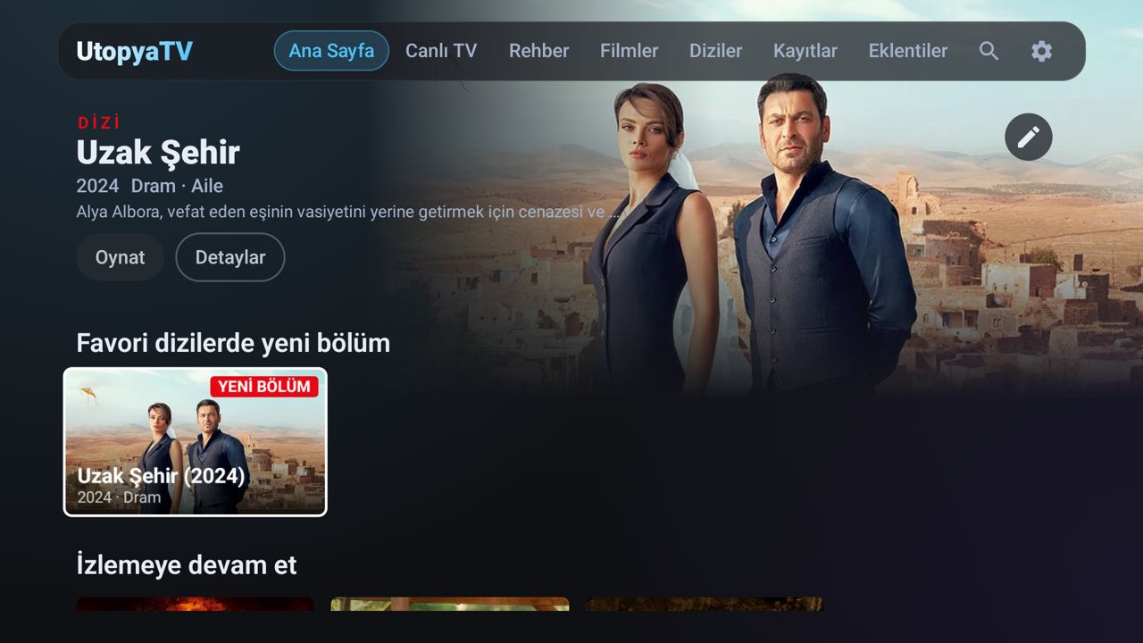 UtopyaTV ana sayfa
